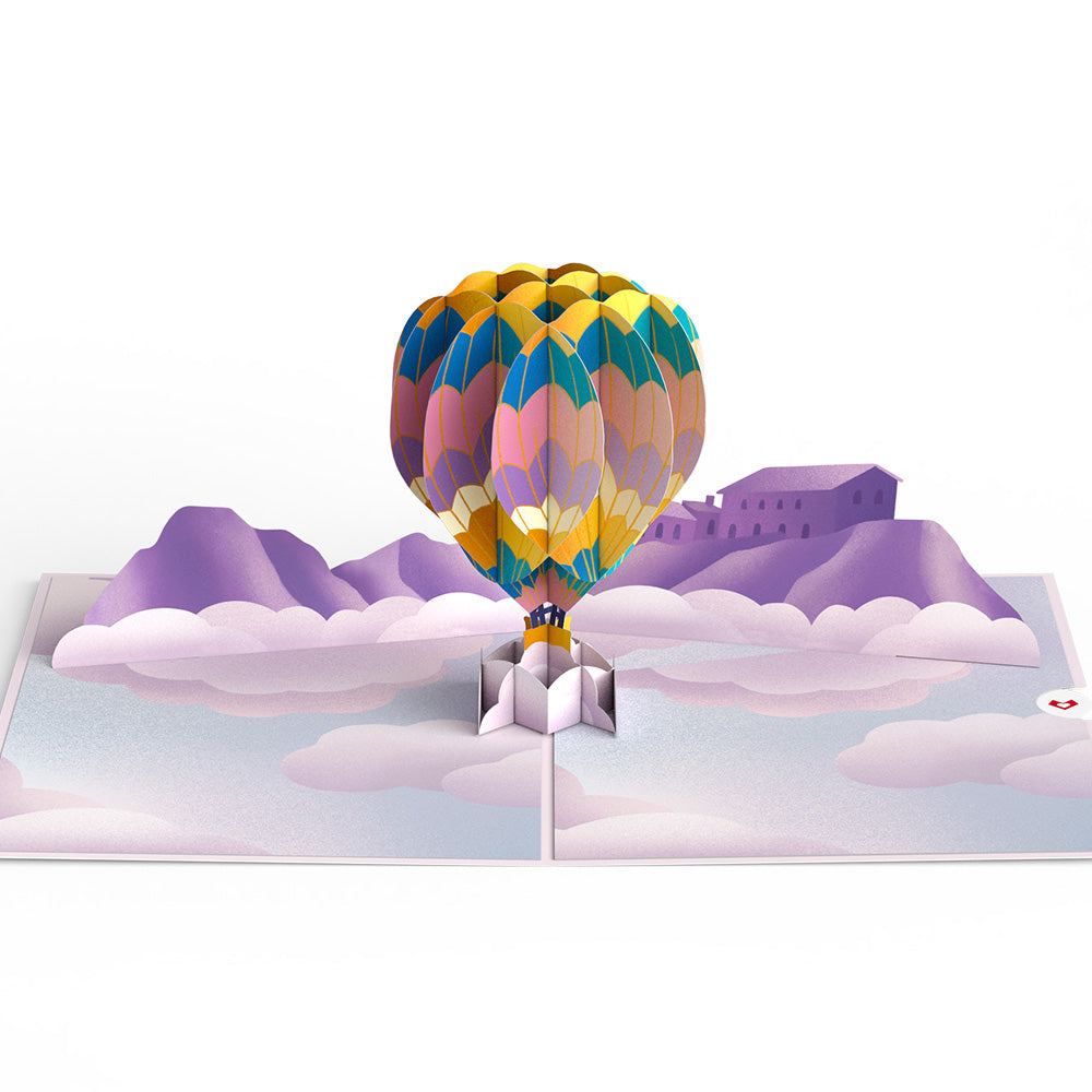 Majestic Hot Air Balloon Pop-Up Card