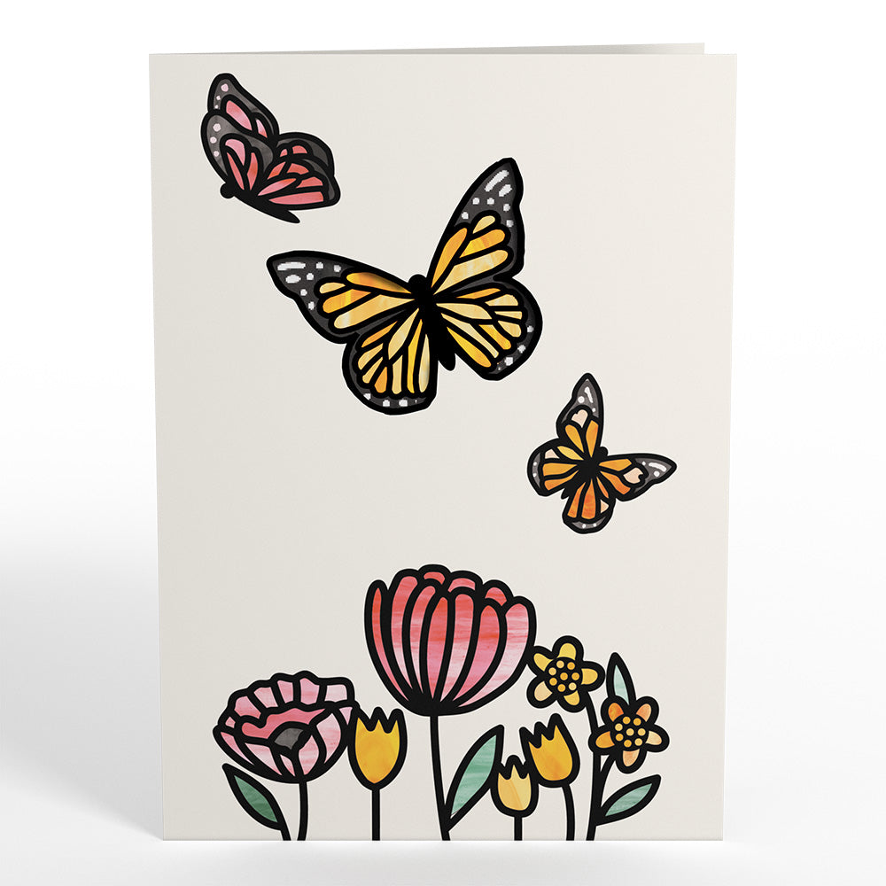 Butterfiles Suncatcher Card
