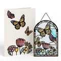 Butterfiles Suncatcher Card