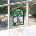 Joyful Robins Suncatcher Card