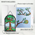 Joyful Robins Suncatcher Card