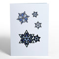 Dazzling Snowflakes Suncatcher Card