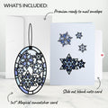 Dazzling Snowflakes Suncatcher Card