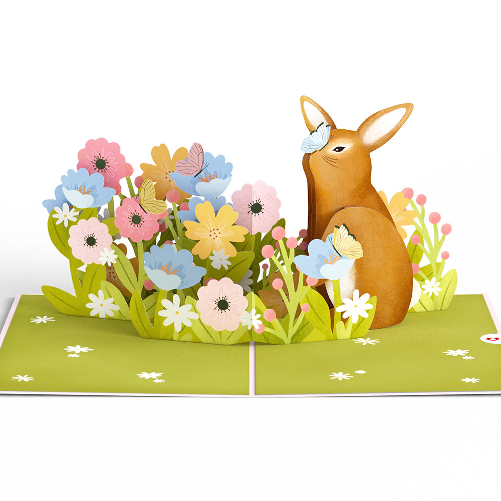 Bunny in Bloom Pop-Up Card