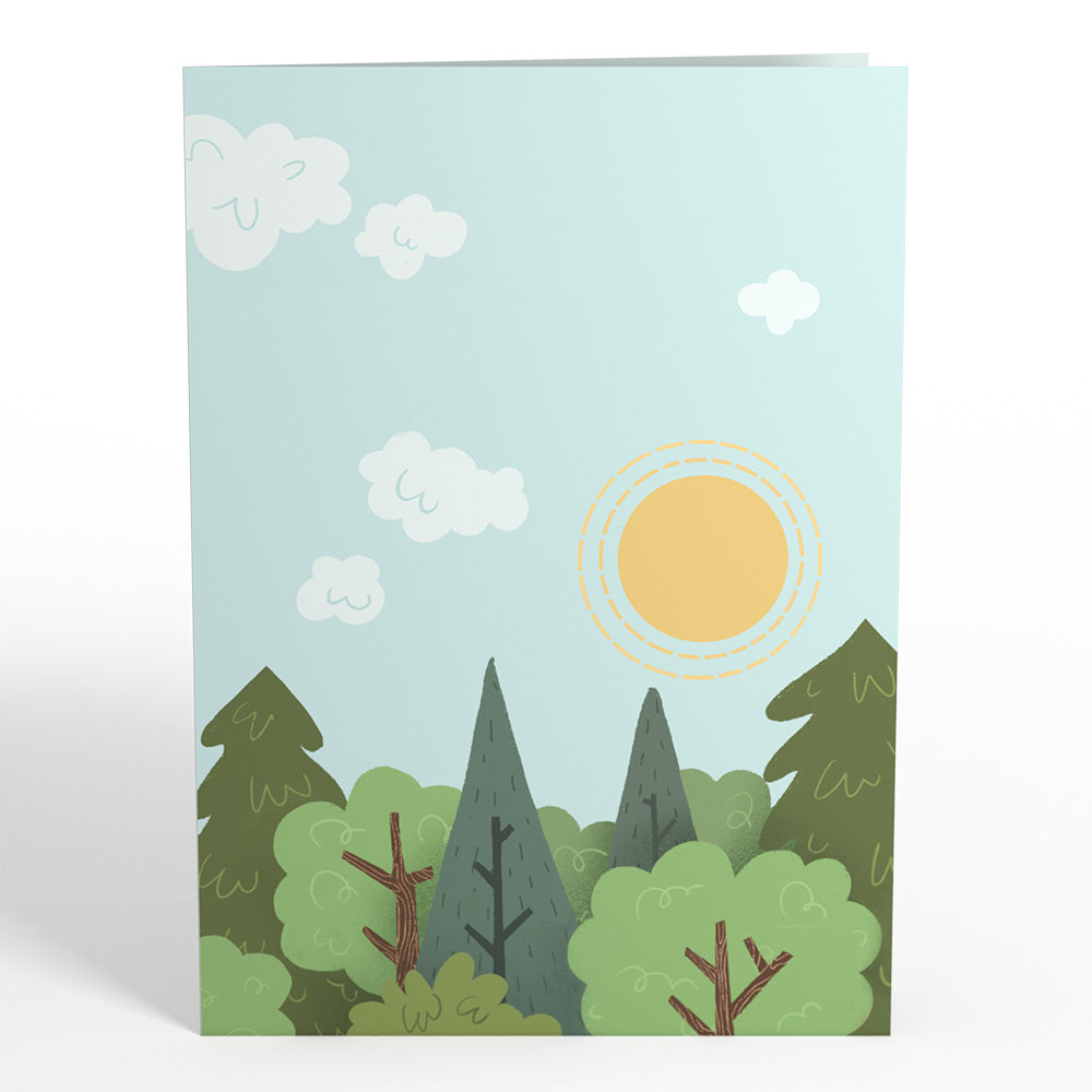 Bigfoot Legend Pop-up Card
