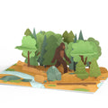 Bigfoot Legend Pop-up Card