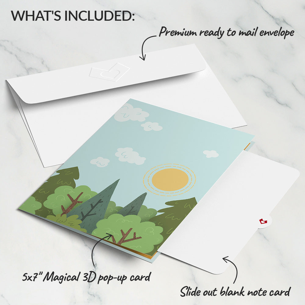 Bigfoot Legend Pop-up Card