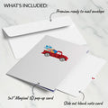 Balloons and Gifts Truck Pop-Up Card
