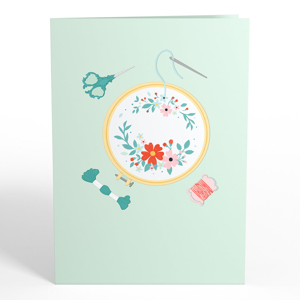Classic Sewing Machine Pop-Up Card