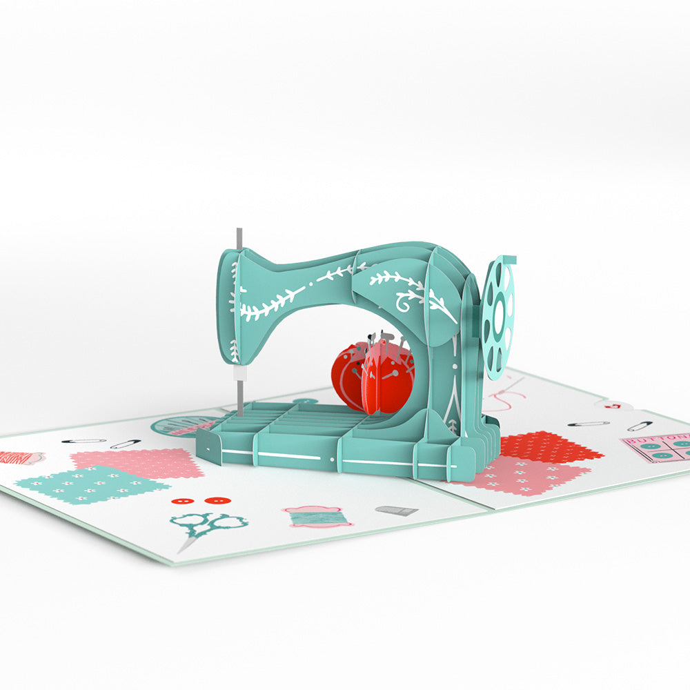 Classic Sewing Machine Pop-Up Card