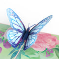 Blue Morpho Butterfly Pop-Up Card