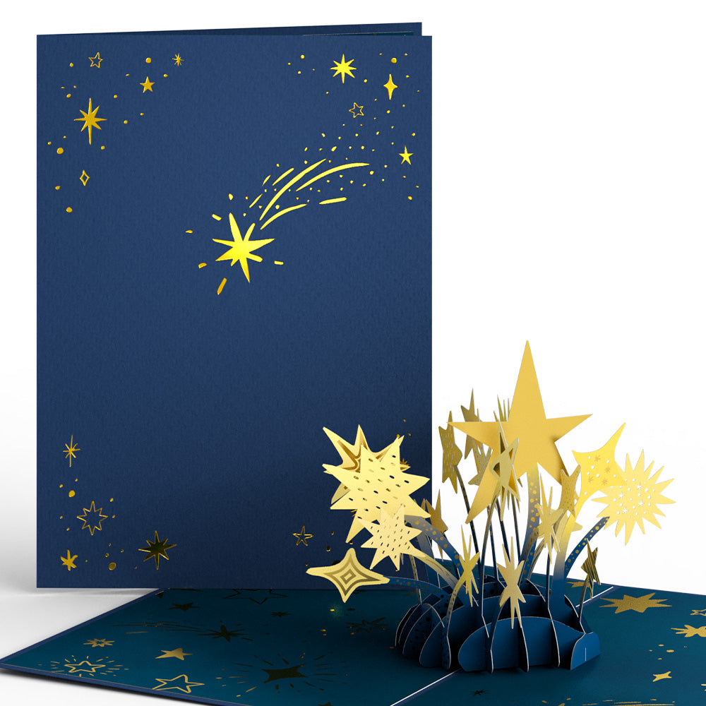 Shimmering Stars Pop-Up Card