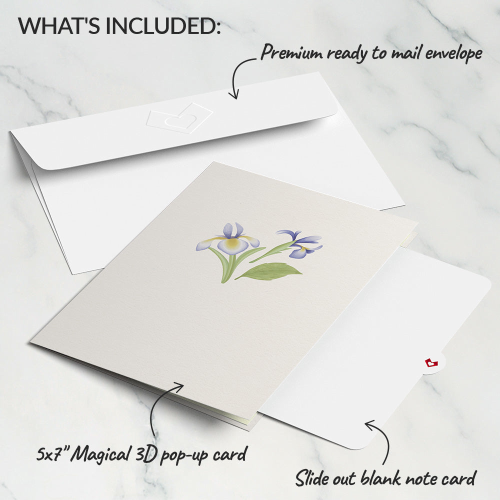 Tranquil Blooms Pop-Up Card