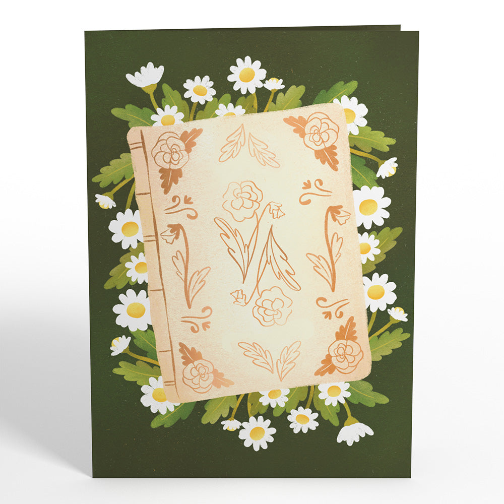 Ornate Books Pop-Up Card