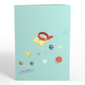 Playful Dog Pop-Up Card