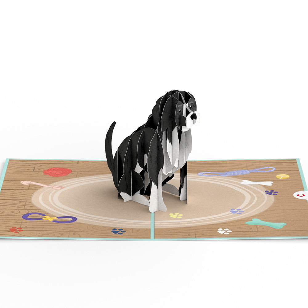 Playful Dog Pop-Up Card