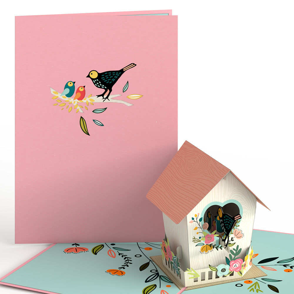 Charming Birdhouse Pop-Up Card