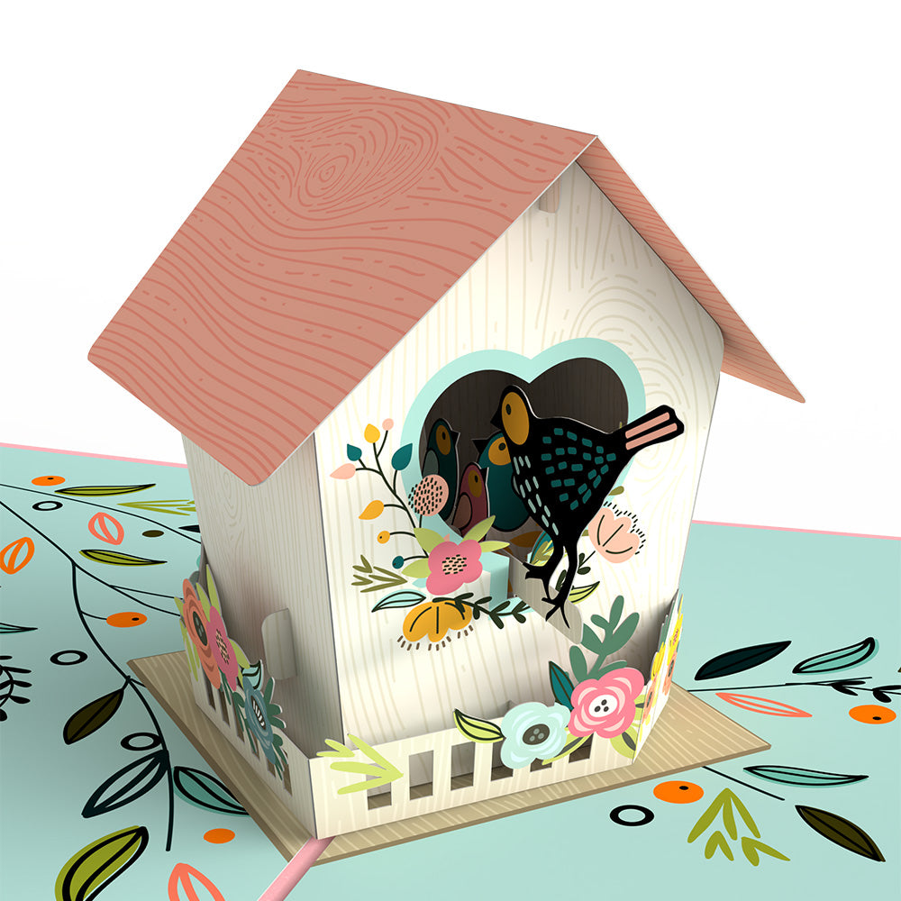 Charming Birdhouse Pop-Up Card