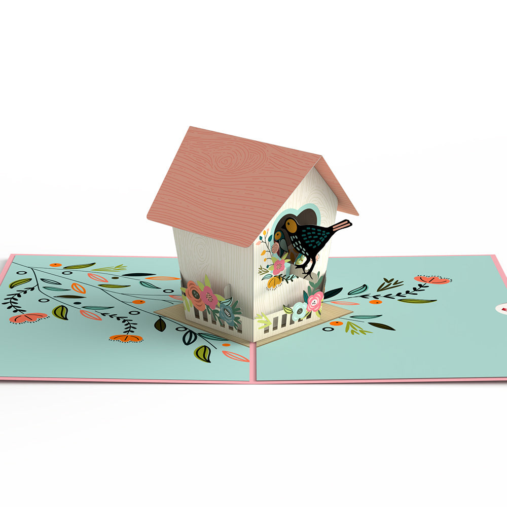 Charming Birdhouse Pop-Up Card