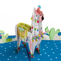 Party Llama Pop-Up Card