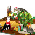 Christmas Cats Pop-Up Card