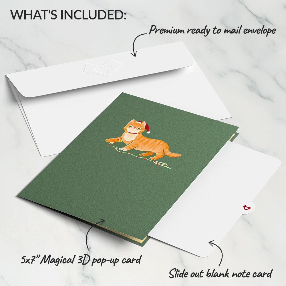 Christmas Cats Pop-Up Card