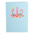 Party Flamingo Pop-up Card