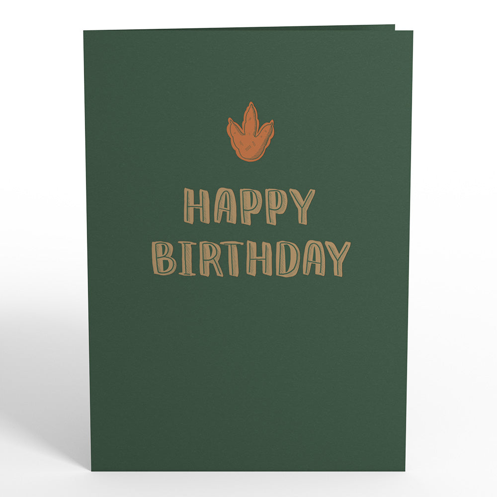 Stegosaurus Birthday Pop-Up Card