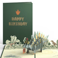 Stegosaurus Birthday Pop-Up Card