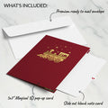 Santa Christmas Train Ride Pop-Up Card