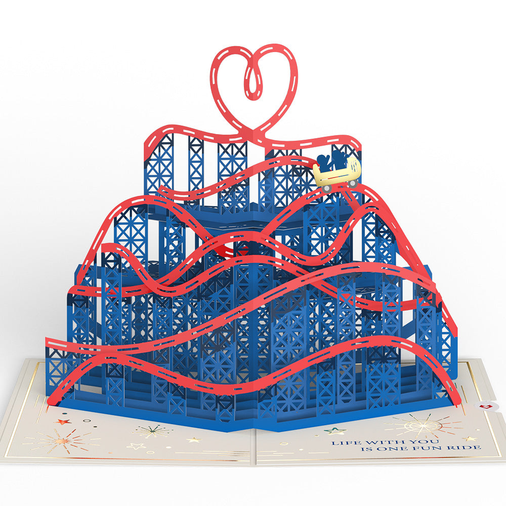Love Rollercoaster Pop-Up Card