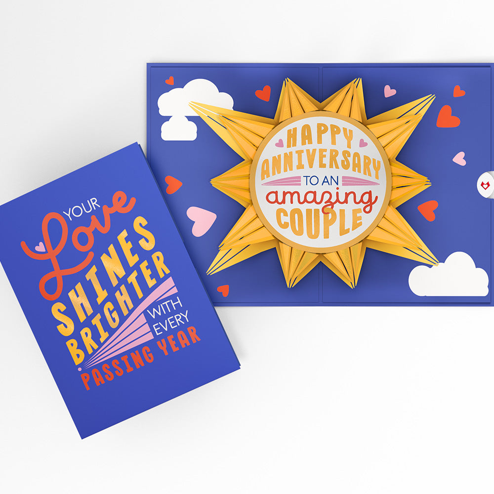 Happy Anniversary to an Amazing Couple Pop-Up Card