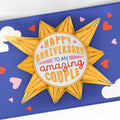 Happy Anniversary to an Amazing Couple Pop-Up Card
