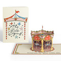 Congrats on Your Little One Carousel Pop-Up Card