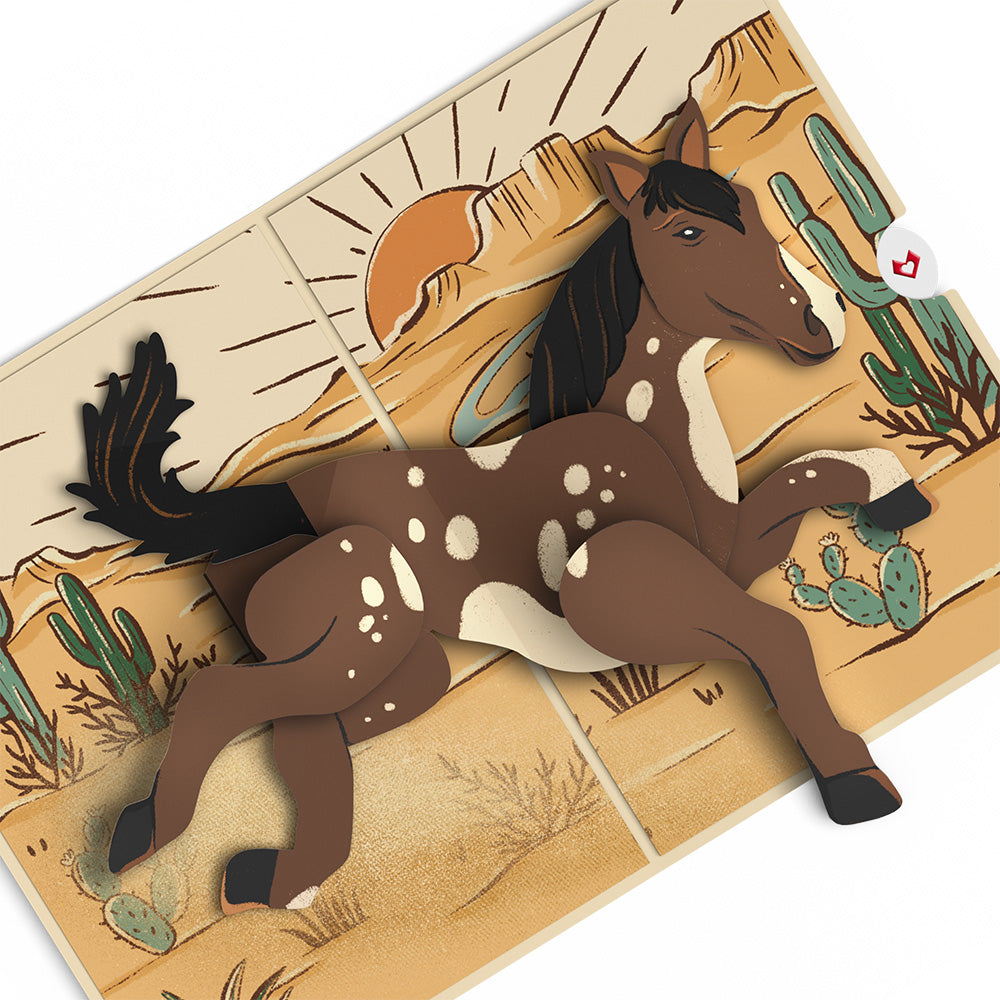 Bucking Awesome Day Pop-Up Card