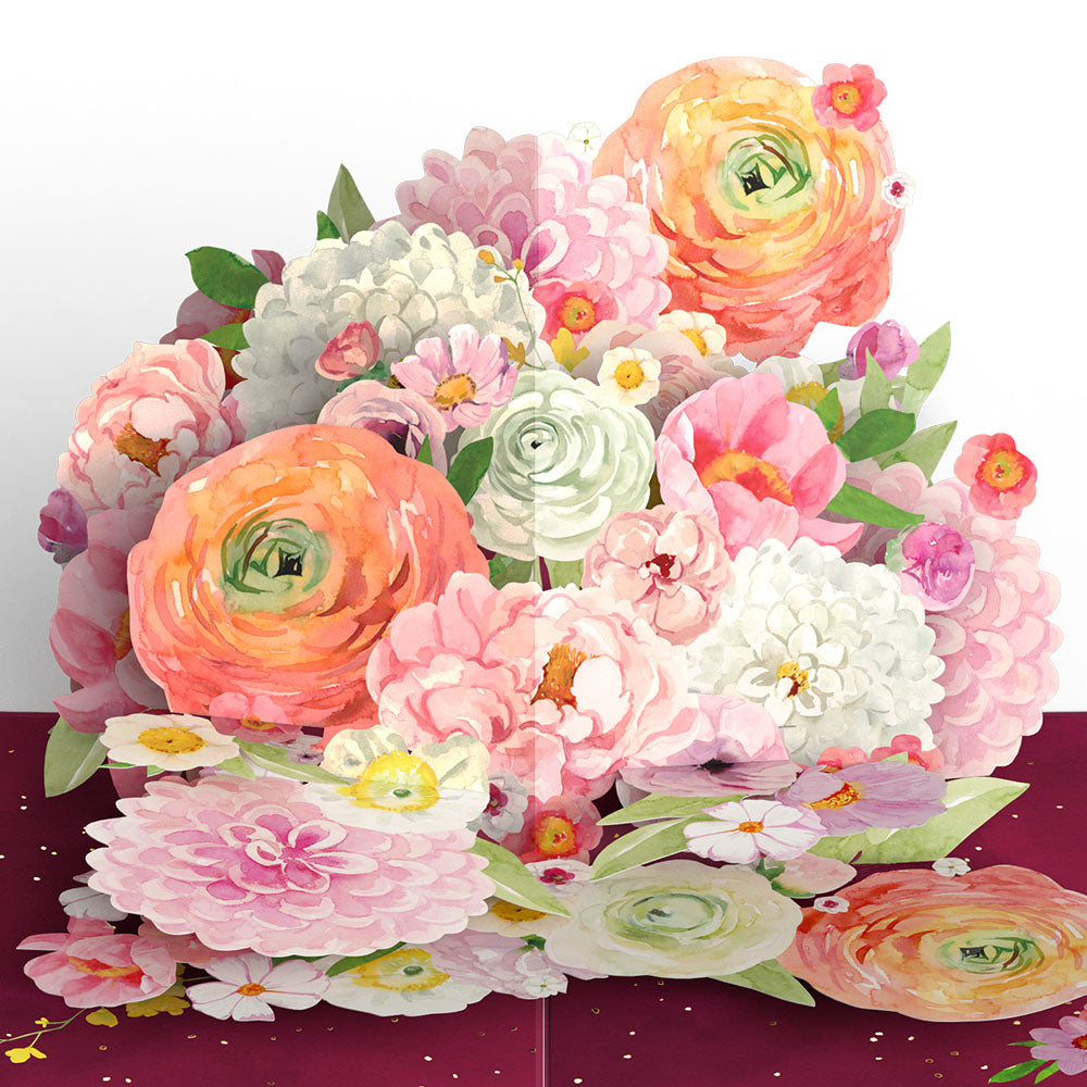 Blush Blooms Birthday Pop-Up Card