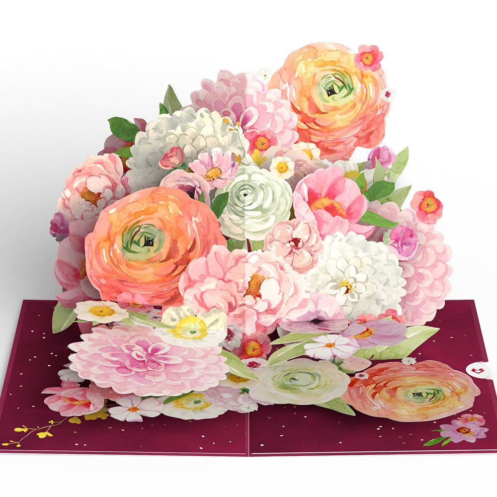 Blush Blooms Birthday Pop-Up Card
