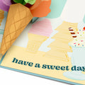 Sweet Day Ice Cream Pop-Up Card