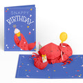 Snappy Birthday Crab Pop-Up Card