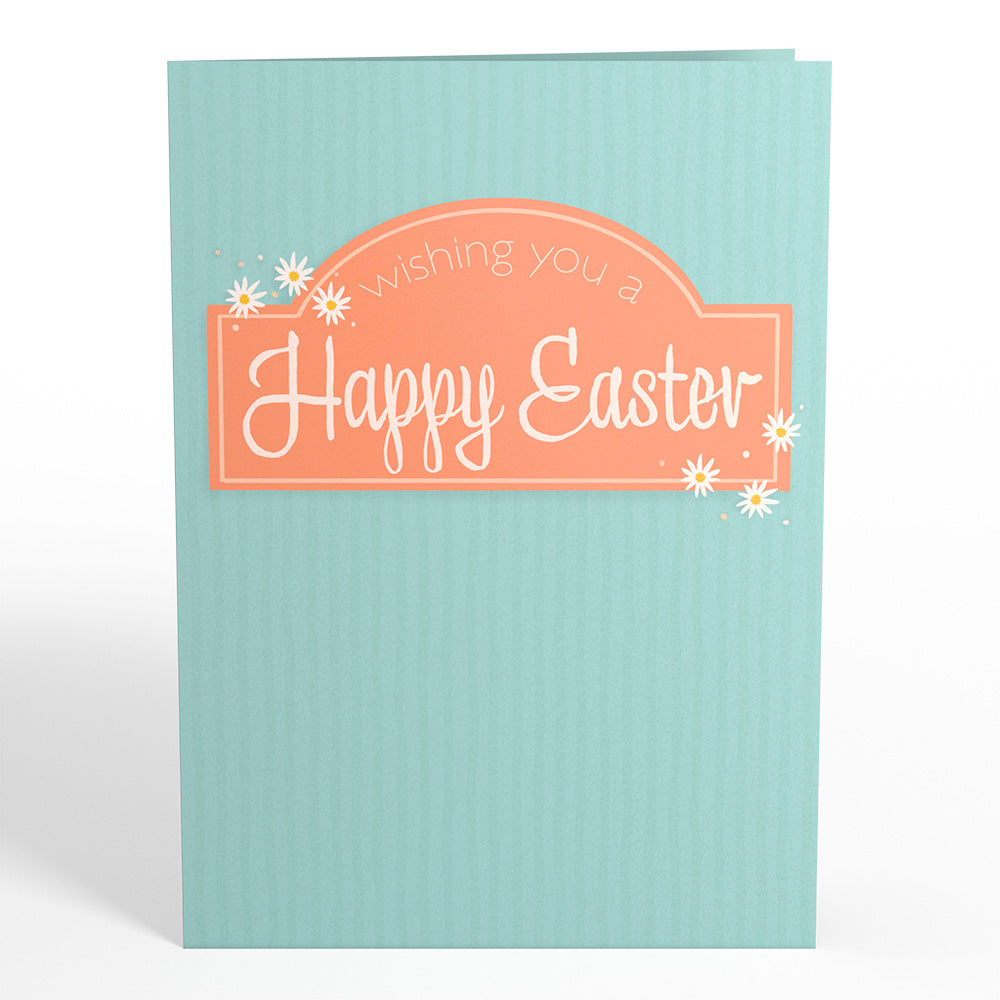 Happy Easter Lambs Pop-Up Card