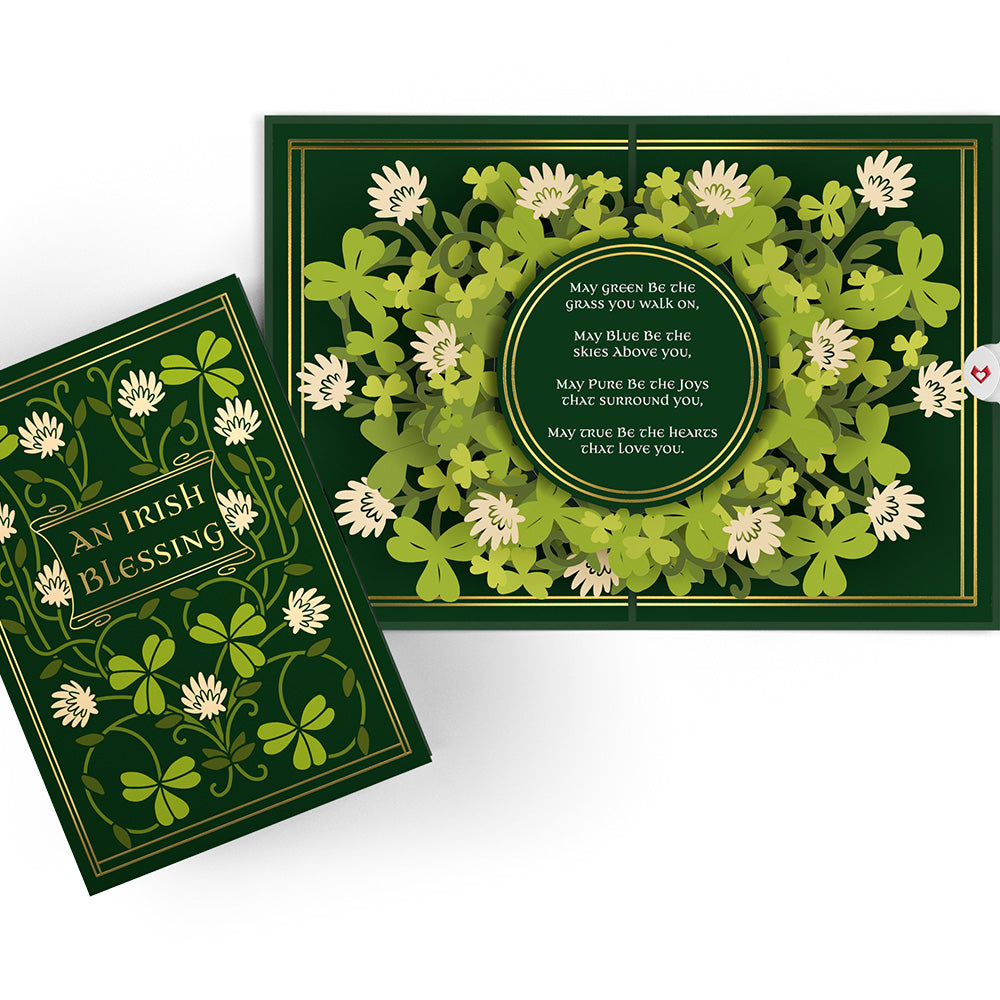 Irish Blessing Pop-Up Card