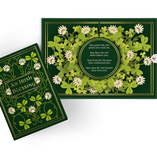 Irish Blessing Pop-Up Card