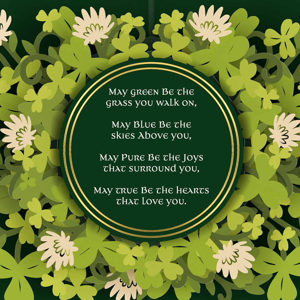 Irish Blessing Pop-Up Card