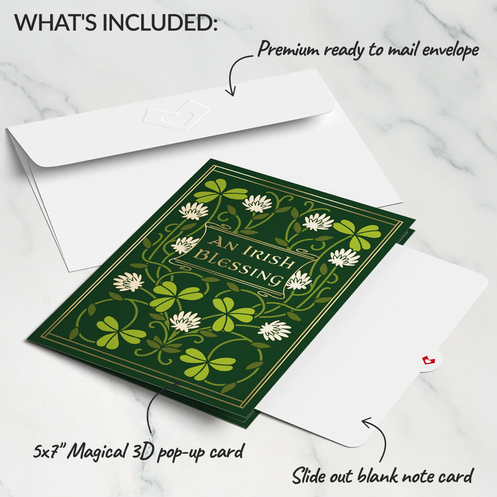 Irish Blessing Pop-Up Card