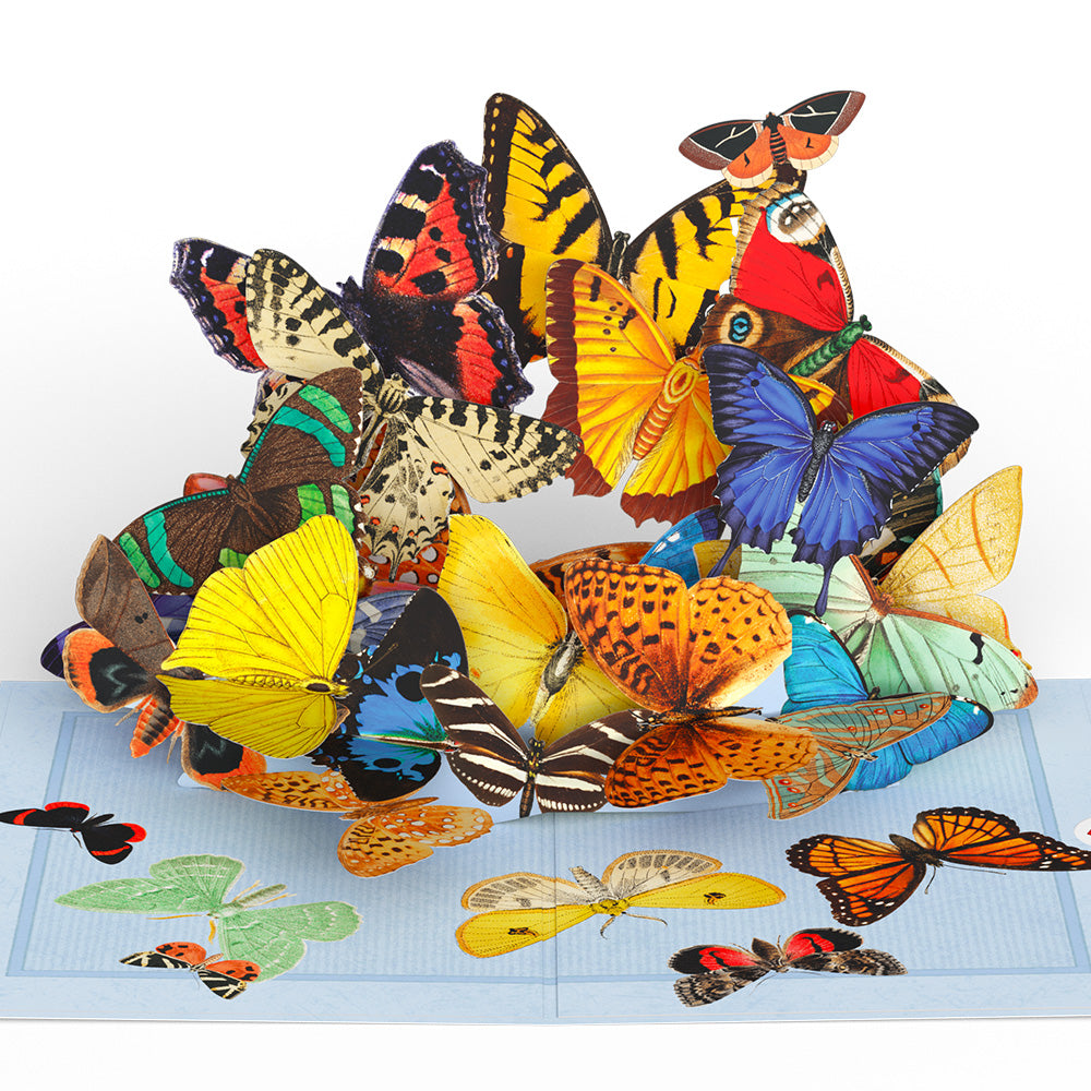 Butterflies in Flight Pop-Up Card