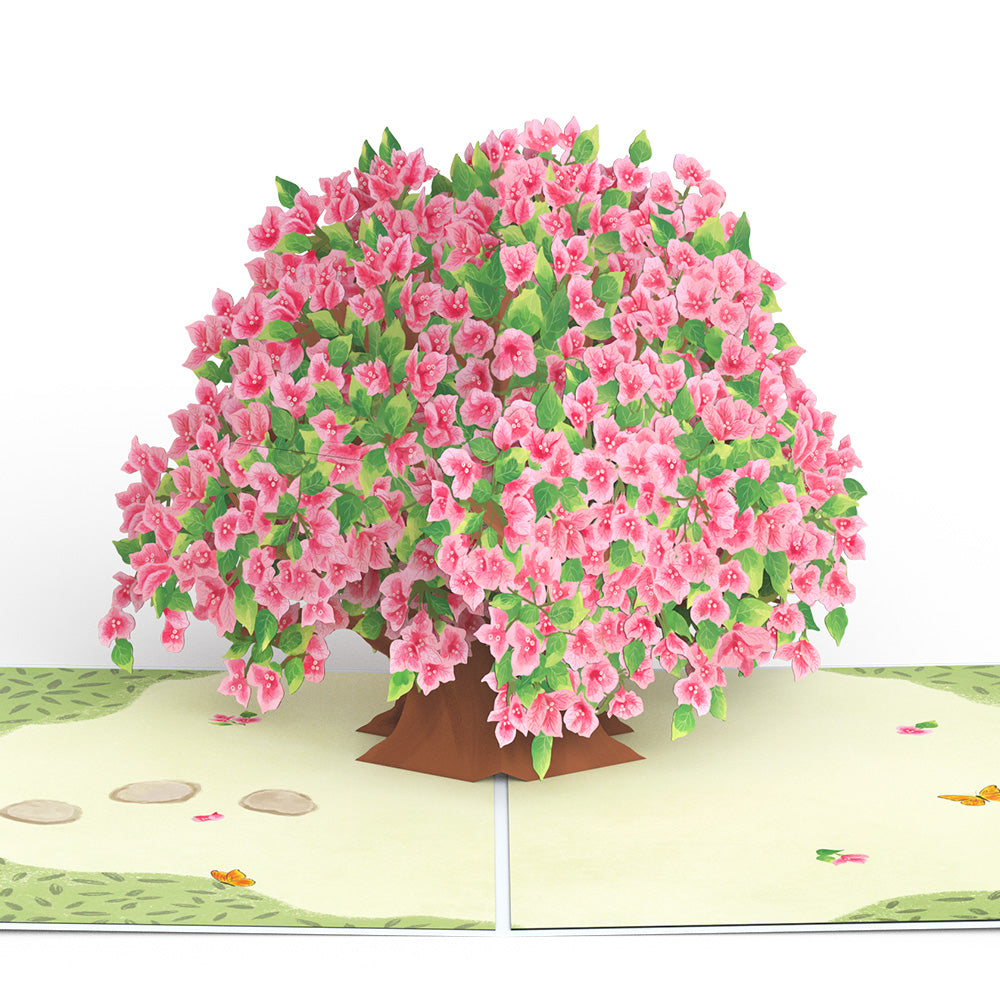 Bougainvillea Garden Pop-Up Card