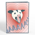 Life Without You Is Trash Possums Pop-Up Card