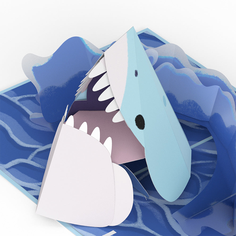 I Chews You Shark Pop-Up Card