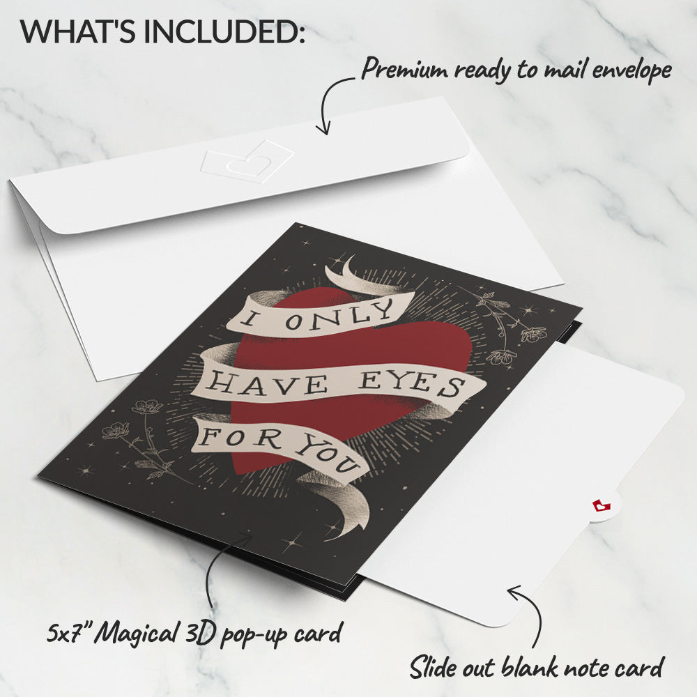Only Have Eyes for You Pop-Up Card