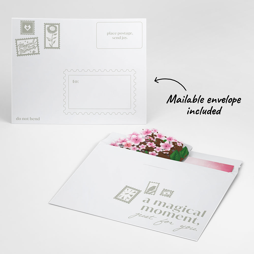 Sweet 70th Birthday Wishes Bouquet and Sentiment Set